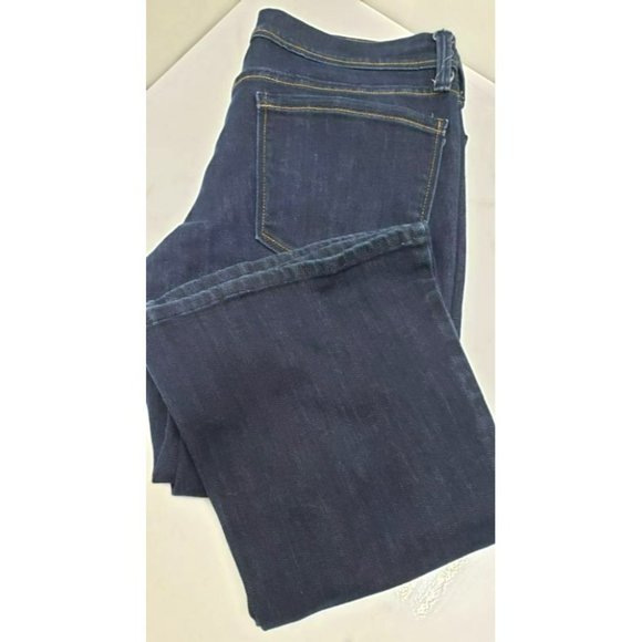 Y2K Early 2000s Old Navy Low Rise Dark Wash Boot Cut/ Flare Jeans - Picture 10 of 10